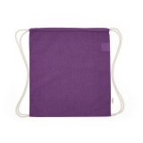 Vue 2 de Sac à cordon Lhotse rCOTON 140 g/m². Cordon en coton recyclé