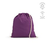 Vue 4 de Sac à cordon Lhotse rCOTON 140 g/m². Cordon en coton recyclé