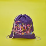 Vue 5 de Sac à cordon Lhotse rCOTON 140 g/m². Cordon en coton recyclé