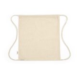Vue 3 de Sac à cordon Lhotse rCOTON 140 g/m². Cordon en coton recyclé