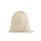 Vue 1 de Sac à cordon Lhotse rCOTON 140 g/m². Cordon en coton recyclé