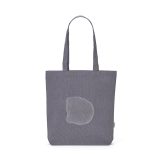Vue 6 de Sac shopping Elbrus rCOTON 220 g/m². Anses 65 cm, soufflet