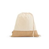 Vue 4 de Sac à cordon Denali rCOTON 180 g/m² et jute 275 g/m²