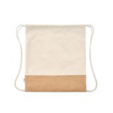 Vue 3 de Sac à cordon Denali rCOTON 180 g/m² et jute 275 g/m²