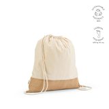 Vue 6 de Sac à cordon Denali rCOTON 180 g/m² et jute 275 g/m²