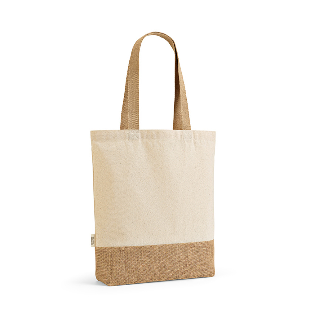 Sac shopping rCOTON Puncak 180 g/m² et jute 275 g/m²