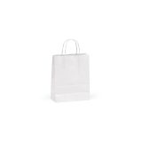 Vue 4 de Sac kraft Etna S blanc 90g/m². Fabriqué au Portugal