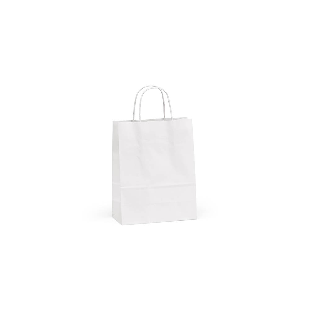 Sac kraft Etna S blanc 90g/m². Fabriqué au Portugal