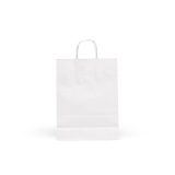 Vue 3 de Sac kraft Etna M blanc 90g/m². Fabriqué au Portugal