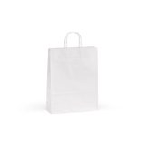 Vue 1 de Sac kraft Etna M blanc 90g/m². Fabriqué au Portugal