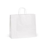 Vue 1 de Sac kraft blanc Etna XL 100g/m². Fabriqué au Portugal