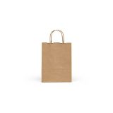 Vue 2 de Sac kraft recyclé Vesuvio S marron 115g/m². Fabriqué au Portugal