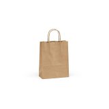 Vue 1 de Sac kraft recyclé Vesuvio S marron 115g/m². Fabriqué au Portugal