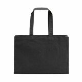 Vue 4 de Sac de courses Makalu en coton recyclé. 280 g/m². Anses de 65 cm