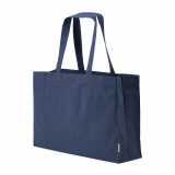Vue 1 de Sac de courses Makalu en coton recyclé. 280 g/m². Anses de 65 cm