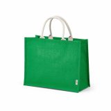 Vue 1 de Sac de courses Toubkal en jute et coton. Anses de 40 cm