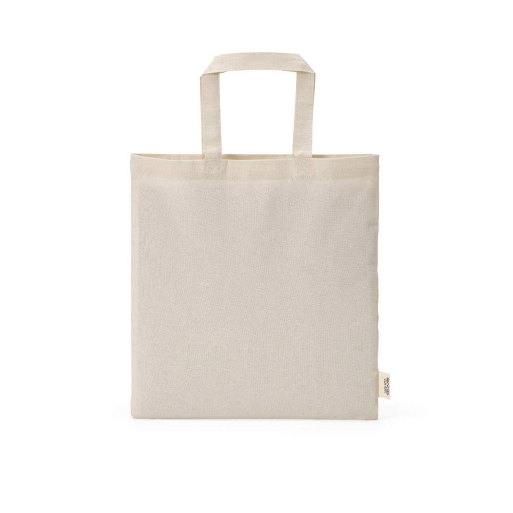Sac de courses Aneto en rCotton 140 g/m². Anses de 30 cm