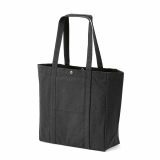 Vue 5 de Sac de courses Damavand en coton 360 g/m². Fermeture à pression
