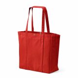 Vue 4 de Sac de courses Damavand en coton 360 g/m². Fermeture à pression