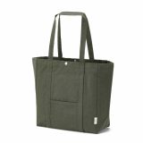 Vue 1 de Sac de courses Damavand en coton 360 g/m². Fermeture à pression