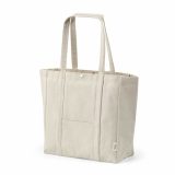 Vue 1 de Sac de courses Damavand en coton 360 g/m². Fermeture à pression