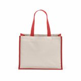 Vue 2 de Sac de courses Maglic. Coton rCotton 300 g/m² et jute
