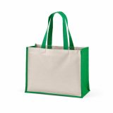 Vue 4 de Sac de courses Maglic. Coton rCotton 300 g/m² et jute