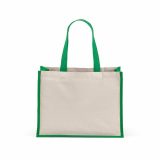 Vue 3 de Sac de courses Maglic. Coton rCotton 300 g/m² et jute