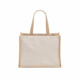 Vue 2 de Sac de courses Maglic. Coton rCotton 300 g/m² et jute