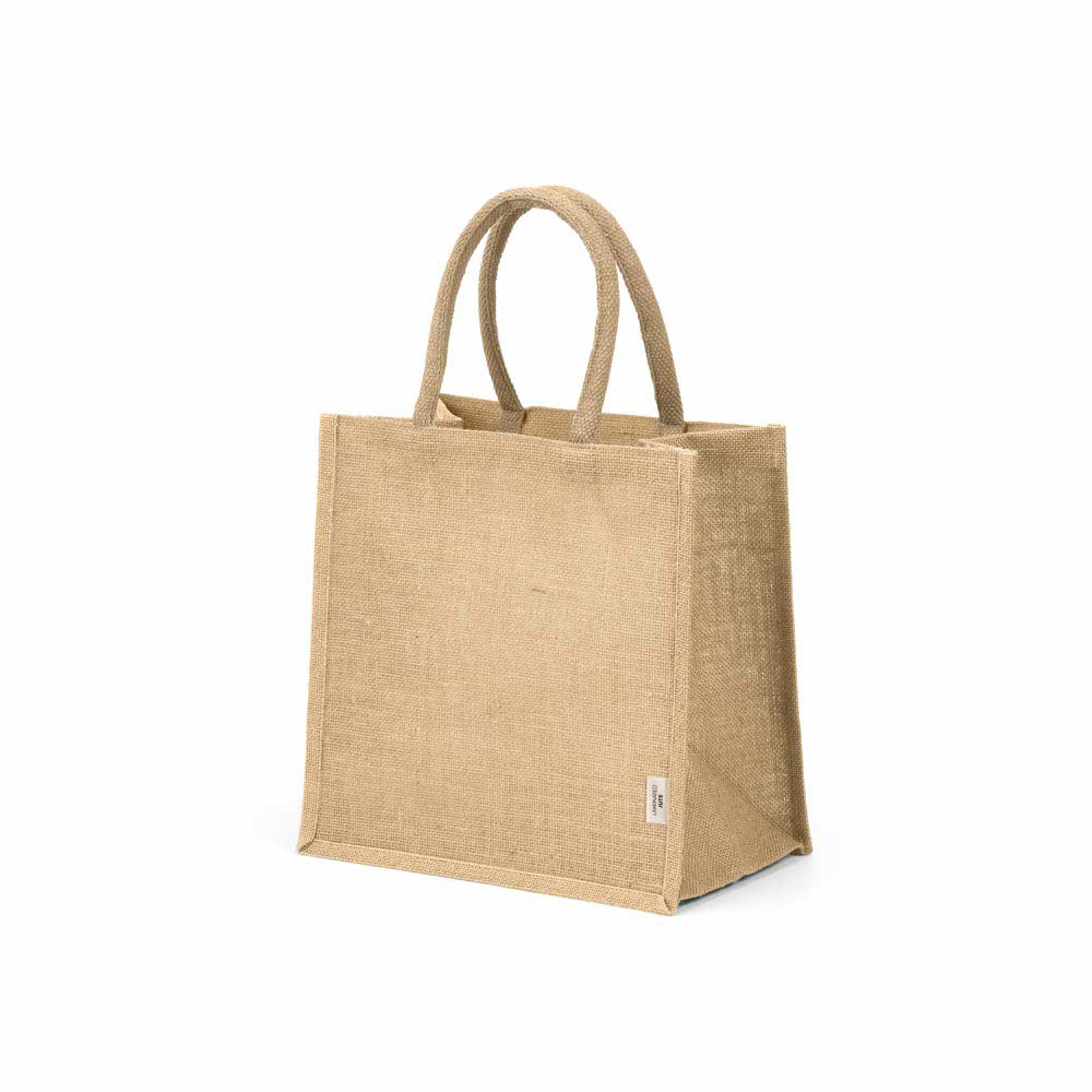 Sac de courses Nuptse en jute. Poignées de 34 cm