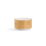 Vue 3 de Enceinte Einstein en bambou et rABS,400mAh Autonomie jusqu’à 3h,3W