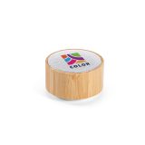 Vue 8 de Enceinte Einstein en bambou et rABS,400mAh Autonomie jusqu’à 3h,3W
