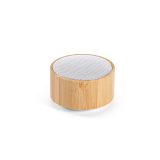 Vue 1 de Enceinte Einstein en bambou et rABS,400mAh Autonomie jusqu’à 3h,3W