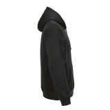 Vue 3 de Sweat unisexe Bondi à capuche. Coton bio et rPET. 300 g/m²