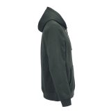 Vue 3 de Sweat unisexe Bondi à capuche. Coton bio et rPET. 300 g/m²