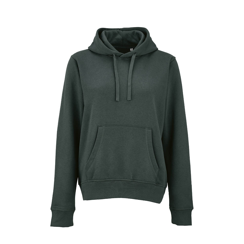 Sweat Bondi pour femme à capuche. Coton bio et rPET. 300g/m²