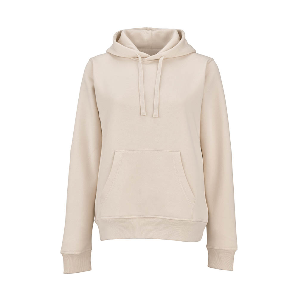 Sweat Bondi pour femme à capuche. Coton bio et rPET. 300g/m²