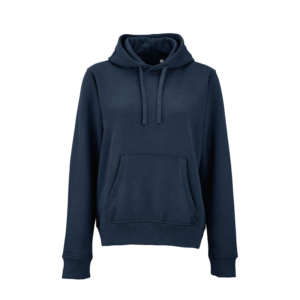 Sweat Bondi pour femme à capuche. Coton bio et rPET. 300g/m²