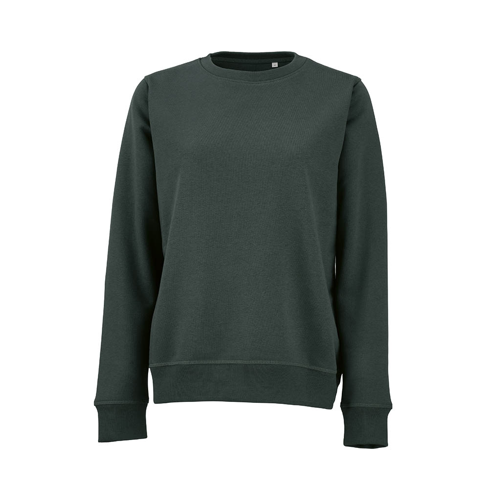 Sweat Waikiki pour femme à col rond. Coton bio et rPET. 300g/m²