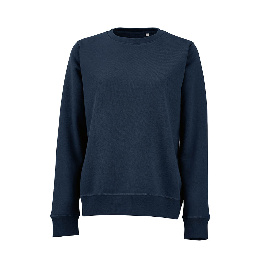 Sweat Waikiki pour femme à col rond. Coton bio et rPET. 300g/m²