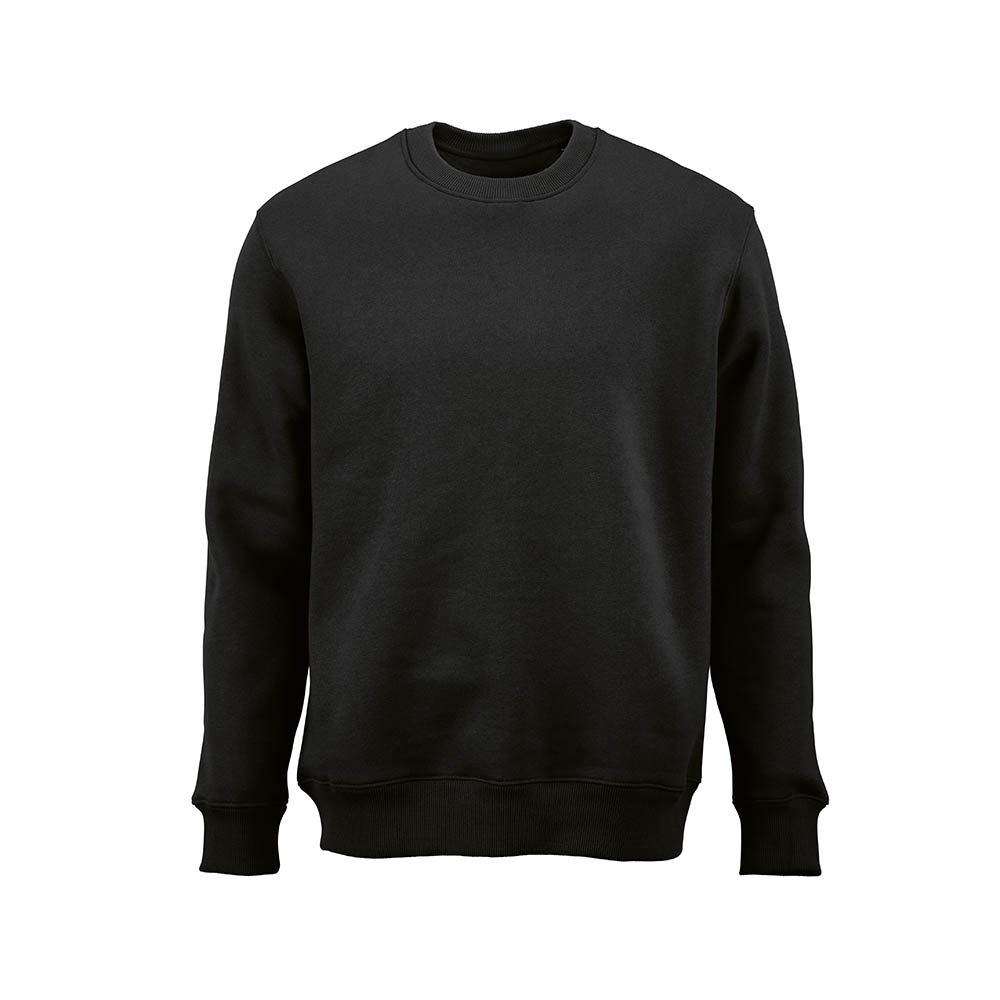 Sweat mixte Nazaré col rond. Coton bio, rCotton et rPET. Fabriqué au Portugal