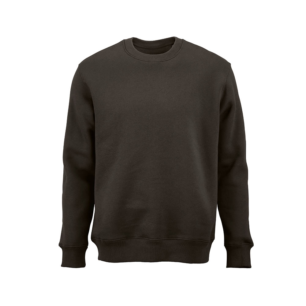 Sweat mixte Nazaré col rond. Coton bio, rCotton et rPET. Fabriqué au Portugal