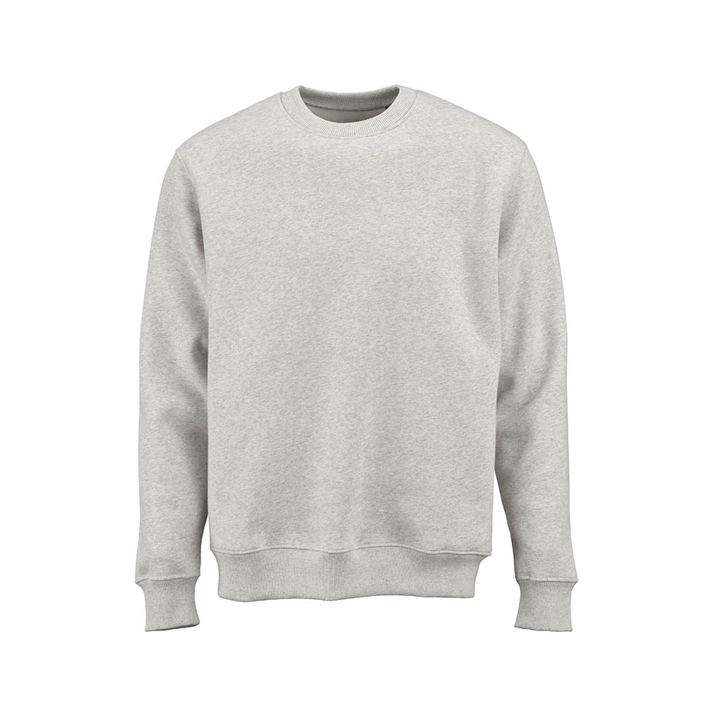 Sweat mixte Nazaré col rond. Coton bio, rCotton et rPET. Fabriqué au Portugal