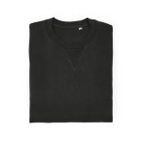 Vue 10 de Sweat Capri mixte à col rond en french terry. 100% coton bio
