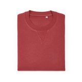 Vue 6 de Sweat Capri mixte à col rond en french terry. 100% coton bio