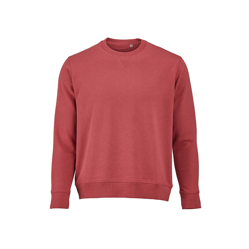 Sweat Capri mixte à col rond en french terry. 100% coton bio