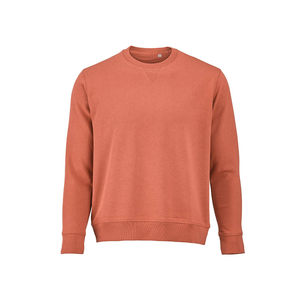 Sweat Capri mixte à col rond en french terry. 100% coton bio