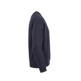 Vue 3 de Sweat Capri mixte à col rond en french terry. 100% coton bio