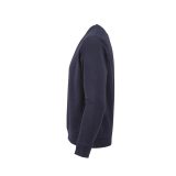 Vue 4 de Sweat Capri mixte à col rond en french terry. 100% coton bio