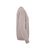Vue 3 de Sweat Capri mixte à col rond en french terry. 100% coton bio